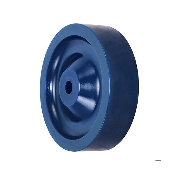 Durastar Wheel; 5X1.25 Solid Polyurethane (Blue); 1/2 Plain Bore 514SPU83L - main
